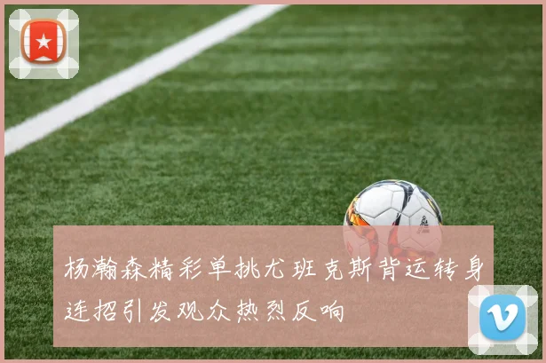 杨瀚森精彩单挑尤班克斯背运转身连招引发观众热烈反响